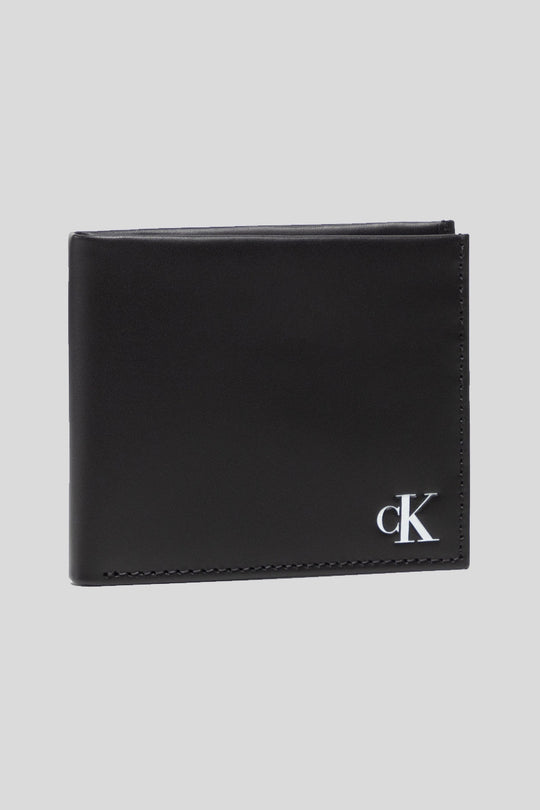 Printed Mono Billfold W/Coin - Black