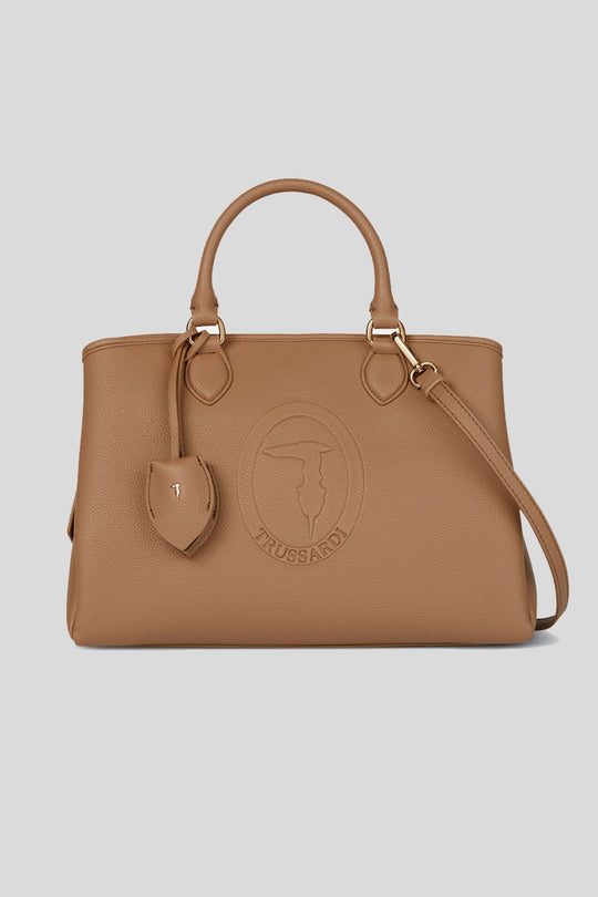 Iris Tote MD Stampa Cervo - Sepia Tint