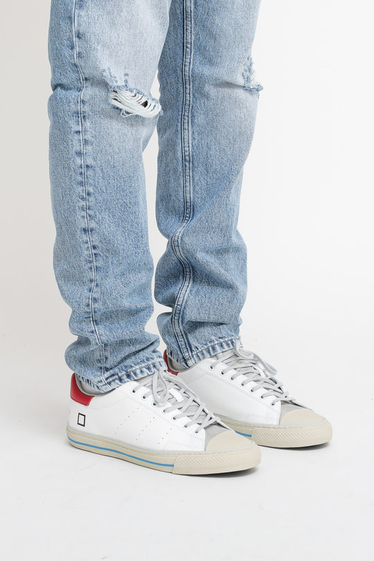 Linea Calf - White - Red