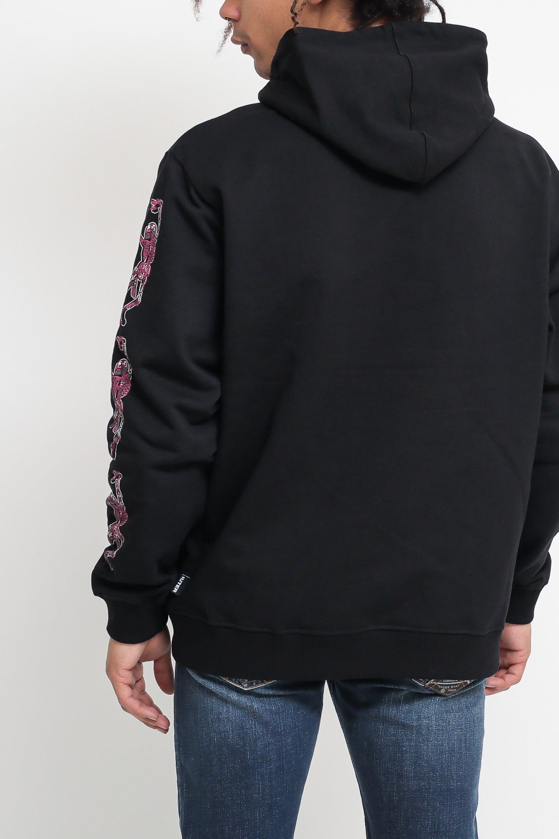 Iuter Skeleton Hoodie - Black Nero Uomo » Chemise Imola