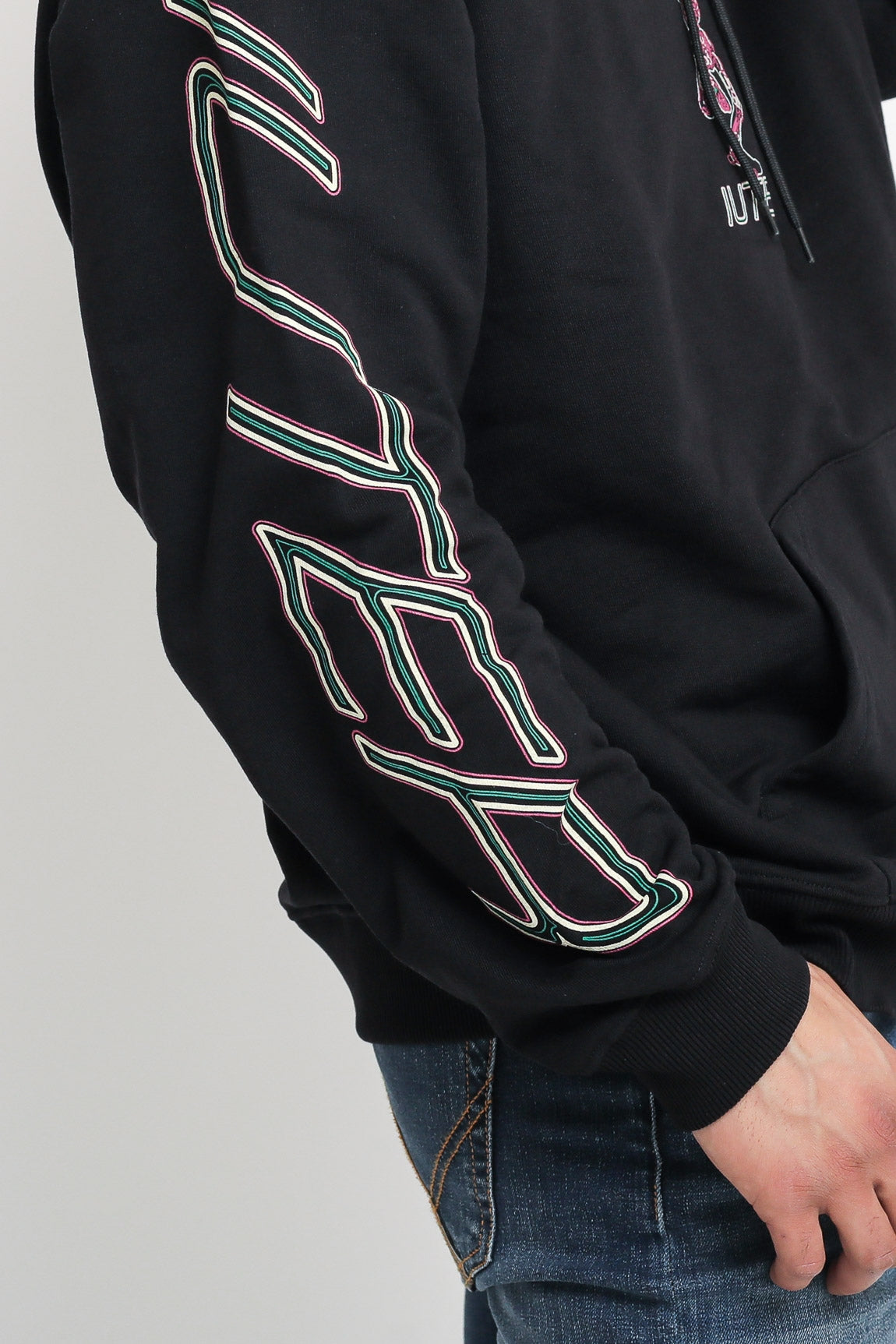 Iuter Skeleton Hoodie - Black Nero Uomo » Chemise Imola