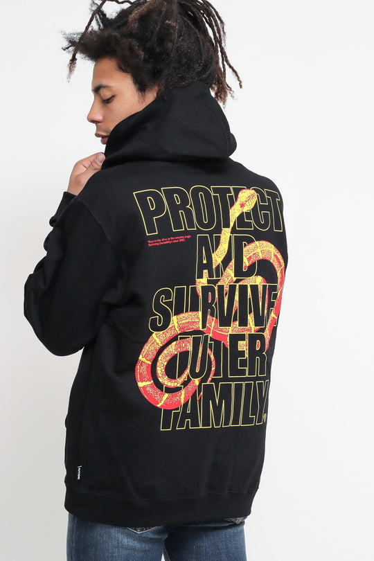 Hoodie Screen Print - Black