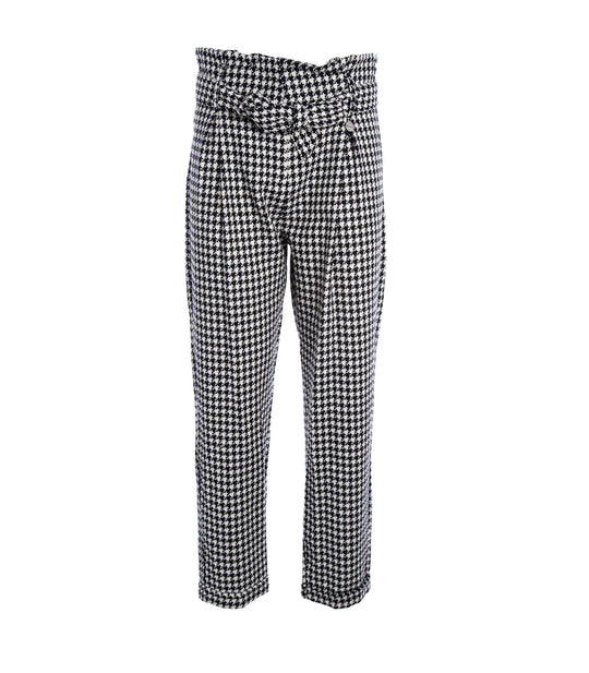 Pantalone Fusciacca Pied De Poule - Colore Unico
