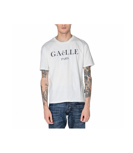 T-Shirt Jersey Mezza Manica Con Stampa - Off White