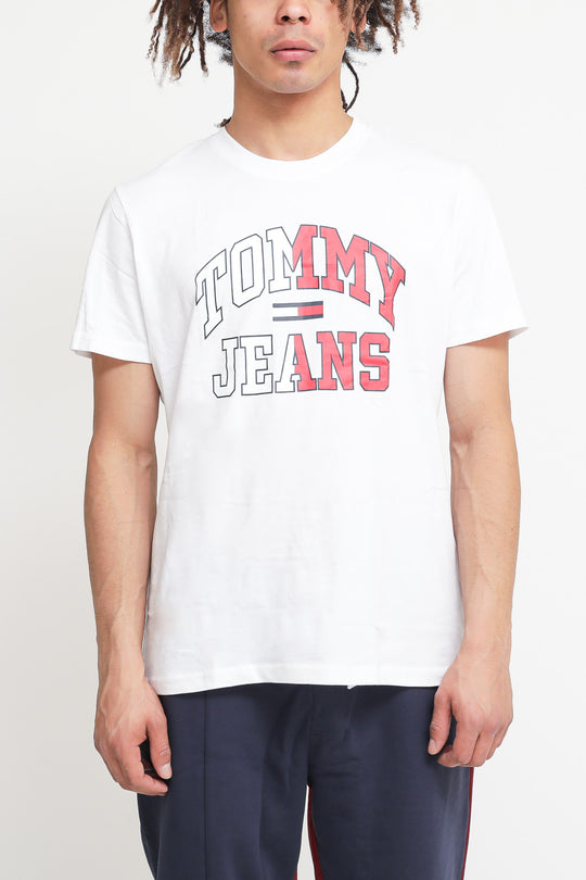 Tim Entry Collegiate Tee - White