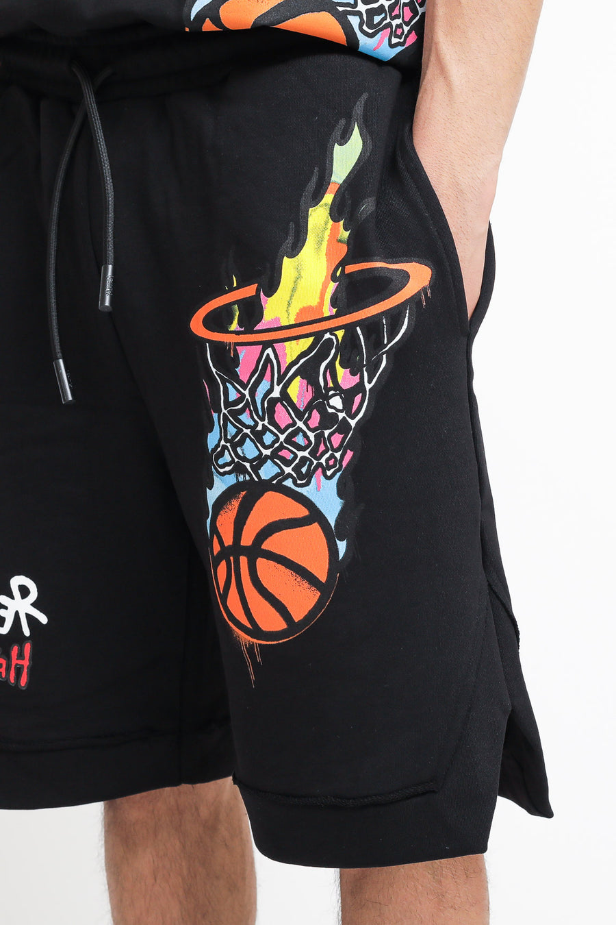 Men's Sweatshorts - Black — 2