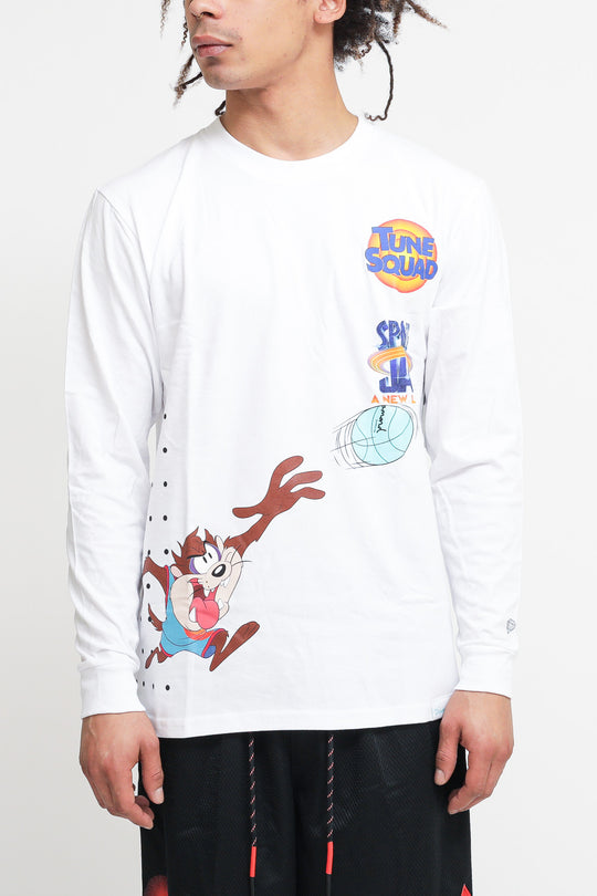 T-shirt Hook Shot LS Tee - White