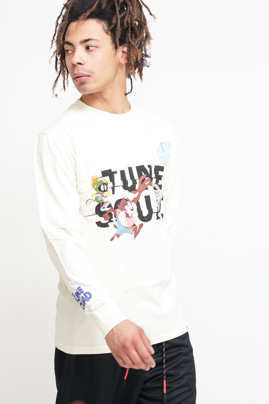 T-shirt Duffy Duck LS Tee - Light/Yellow