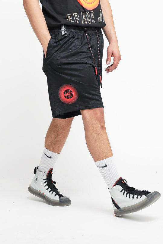 Kyrie Men's Lightweight Shorts - Black/Chile Red