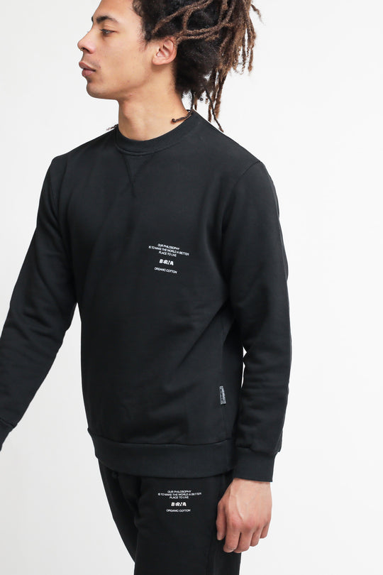 Felpa Girocollo - Nero