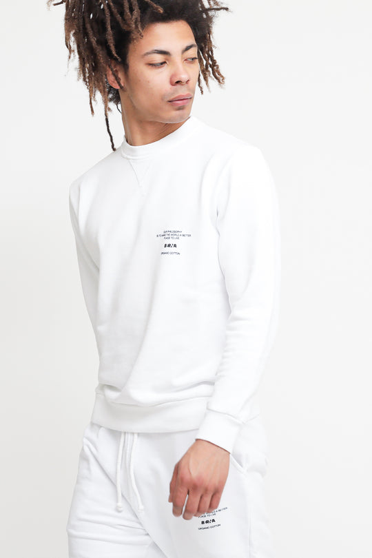 Felpa Girocollo - Bianco