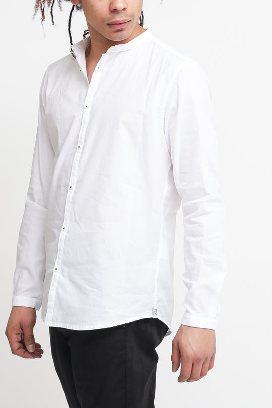 Camicia Coreana - Bianco