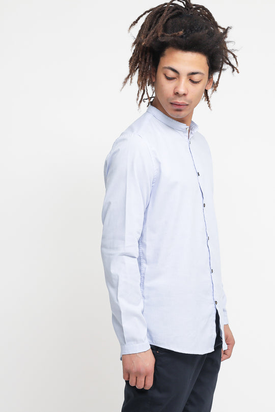 Camicia Coreana - Azzurra