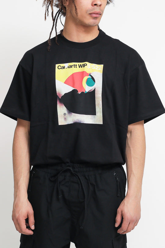 S/S Bookcover T-shirt - Black