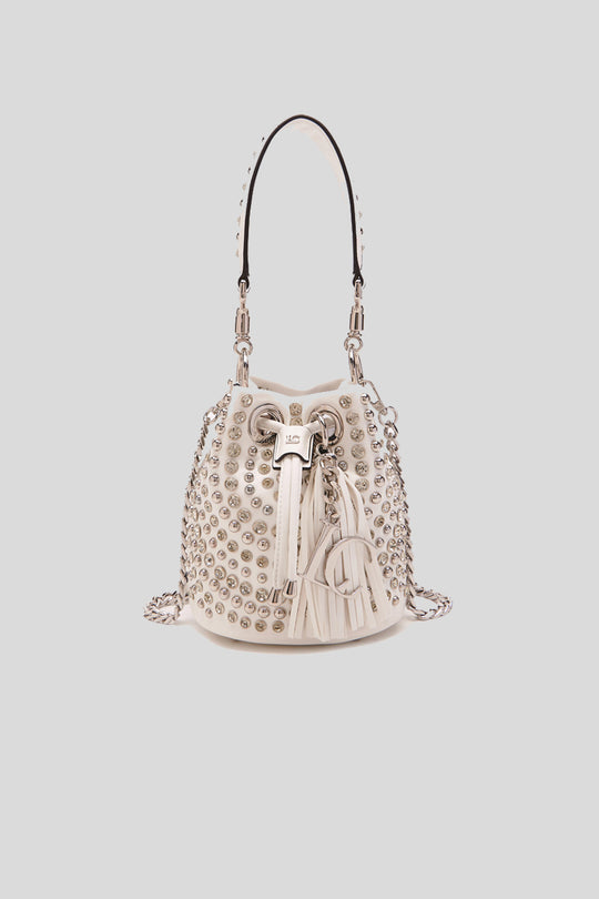 Mirror Bucket Med. Synthtetic - Ivory Crystal