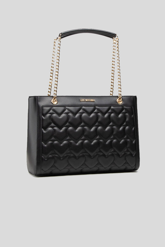 Borsa Quilted Pu - Nero