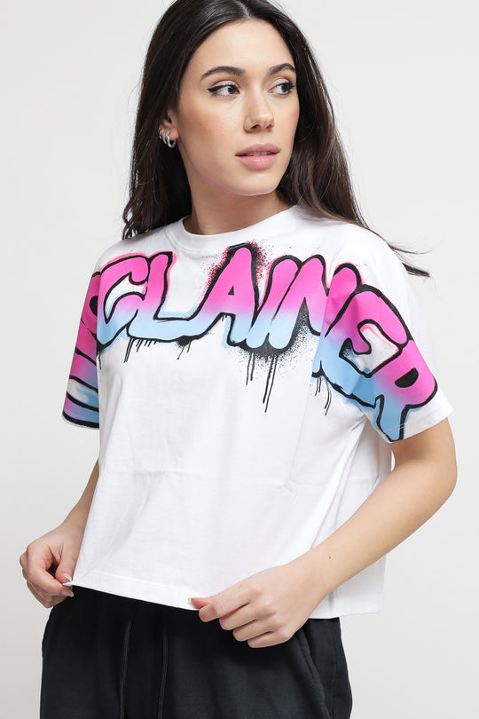 T-shirt in Jersey Donna - Bianco