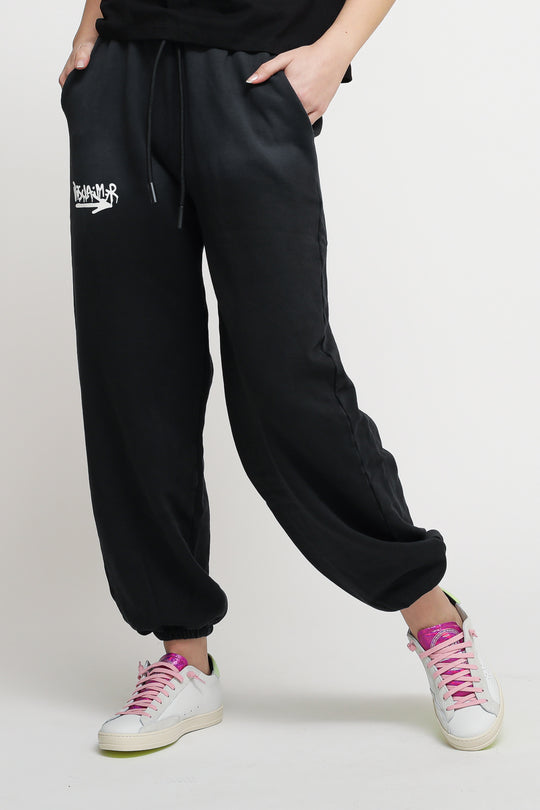 Pantalone in Felpa Donna - Nero