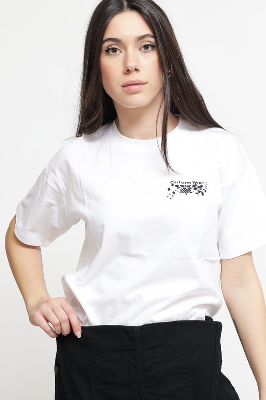 W' S/S Zipatone T-shirt - White