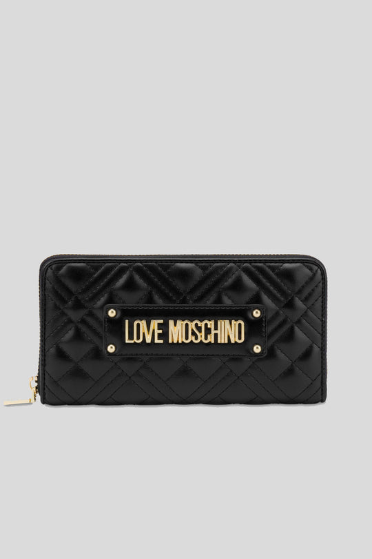 Portafogli Quilted Pu - Nero