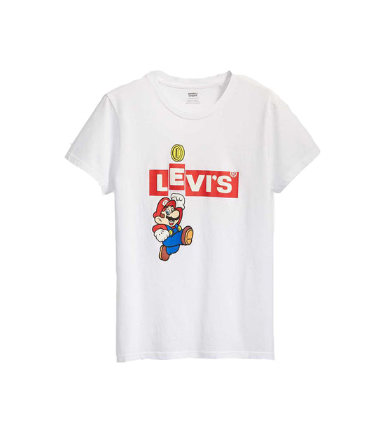 Levis X Super Mario Graphic Crewneck - White