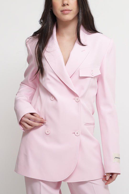 Giacca Formale Doppiopetto - Rosa