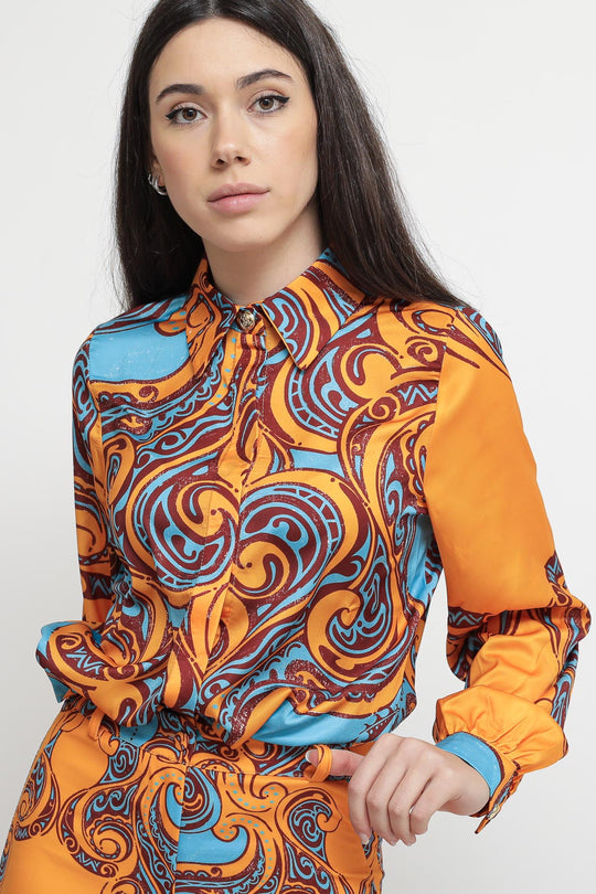 Camicia Fantasia - Arancio