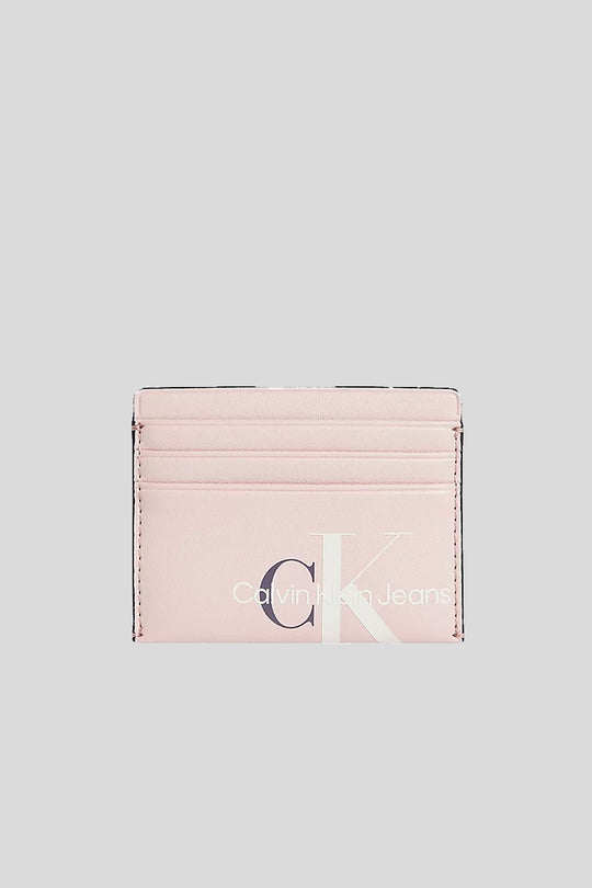 Sculpted Mono Cardholder 6cc - Pale Conch Shell