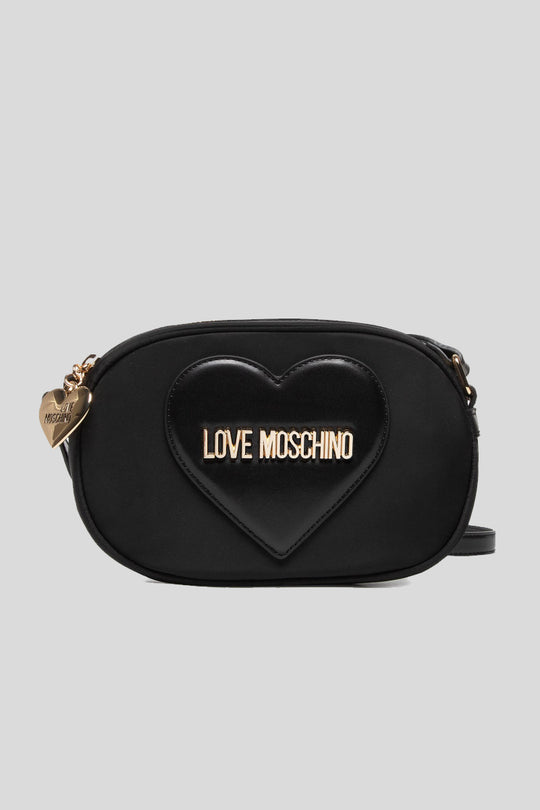 Borsa Nylon Pu - Nero