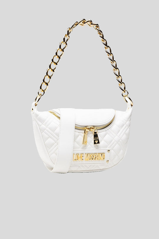 Borsa Quilted Pu - Bianco
