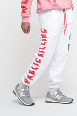 Pantalone Stampa Coniglio - Bianco