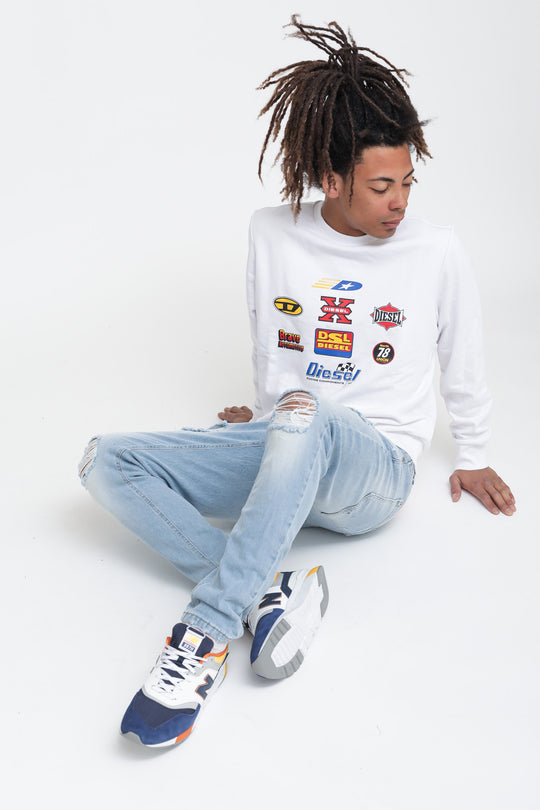 Sweat-Shirt S-Ginn - White