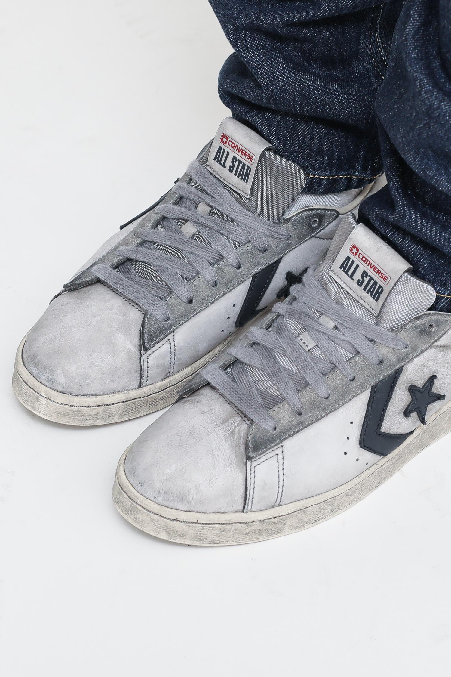 Leather All Star Effetto Vintage Converse Pro Leather Og Ltd Ox