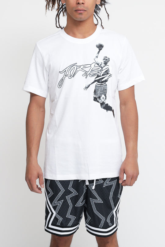 T-shirt Jordan Air Men's Graphic - White/Black