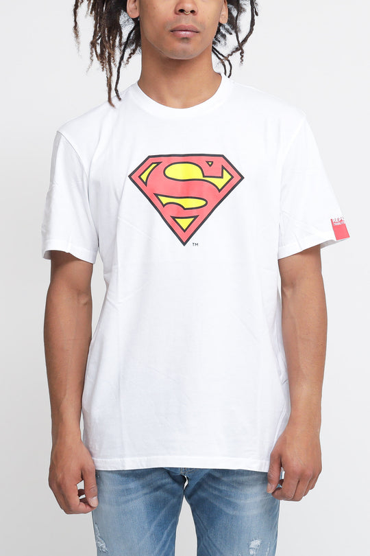 T-shirt Superman - White
