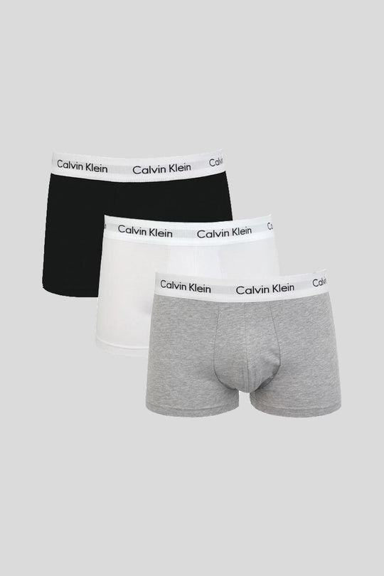 Boxer Cotton Stretch - Grey/Black/White
