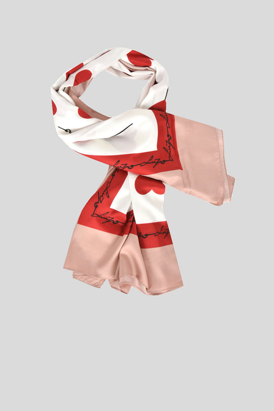 ECS Foulard Heart - Cameo Rose