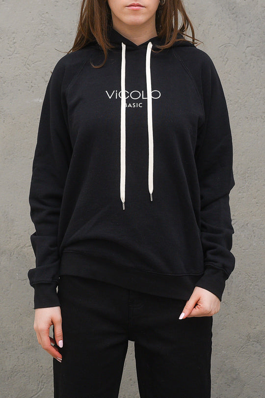 Felpa Vicolo Basic - Nero