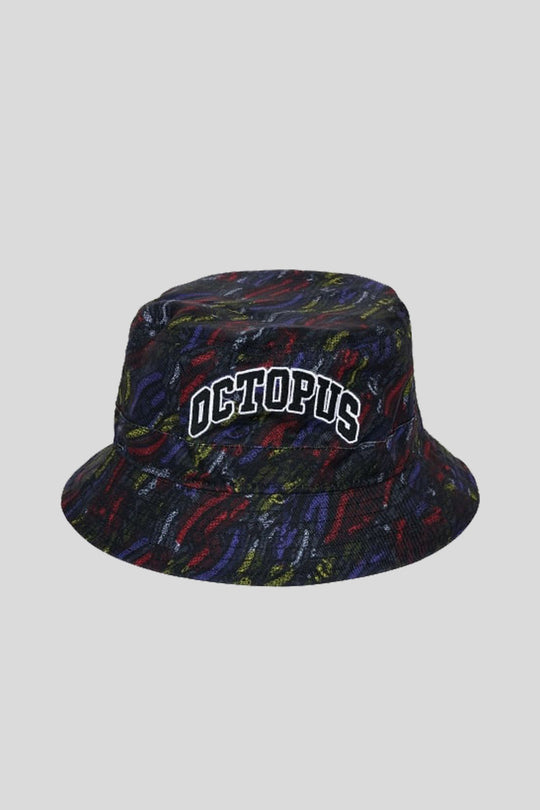 Octopus Deco Bucket - Black
