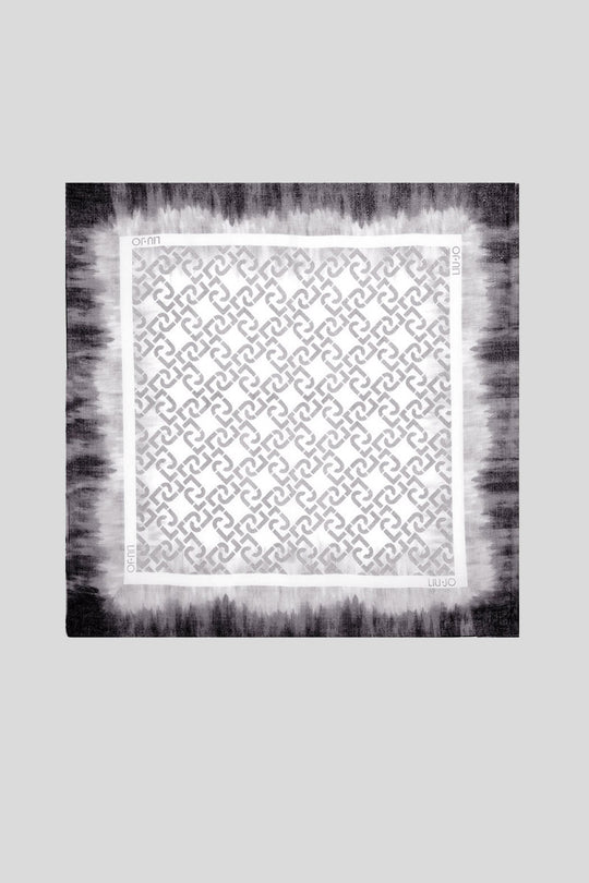 Foulard Logo Sfumato - Nero