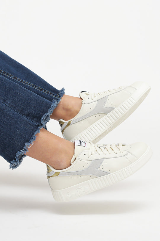 Game Step Premium Tumbled Leather - White