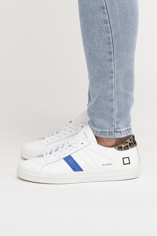Hill Low Vintage Calf - White/Bluette