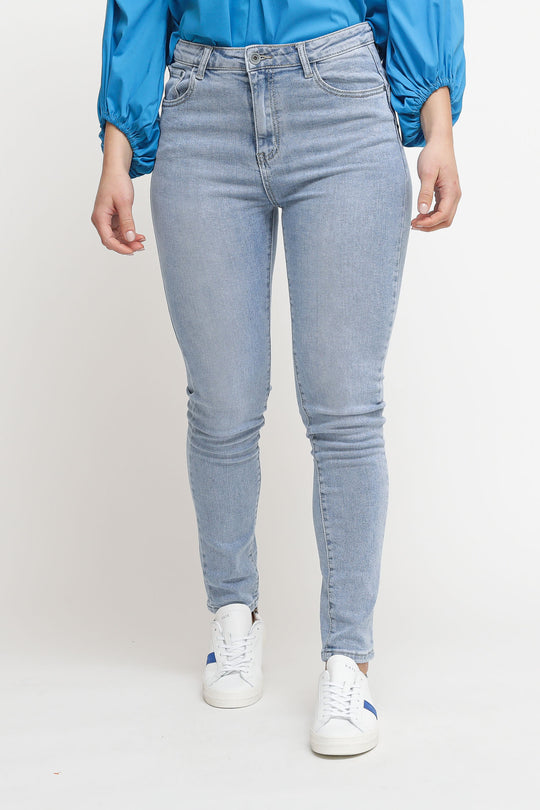 Jeans Skinny Push Up - Denim Chiaro