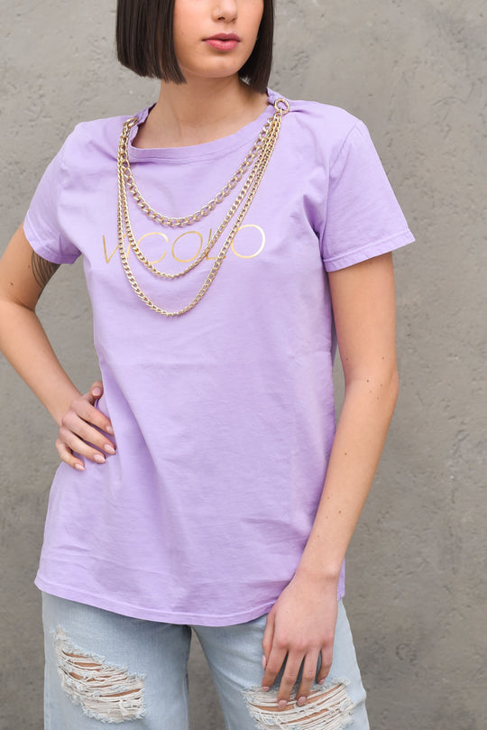 T-shirt Vicolo - Lilla