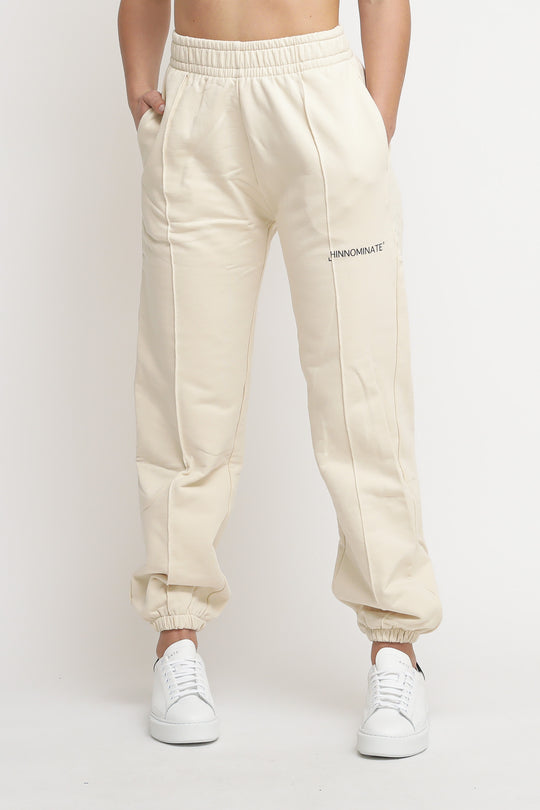 Pantalone In Felpa - Beige Sabbia