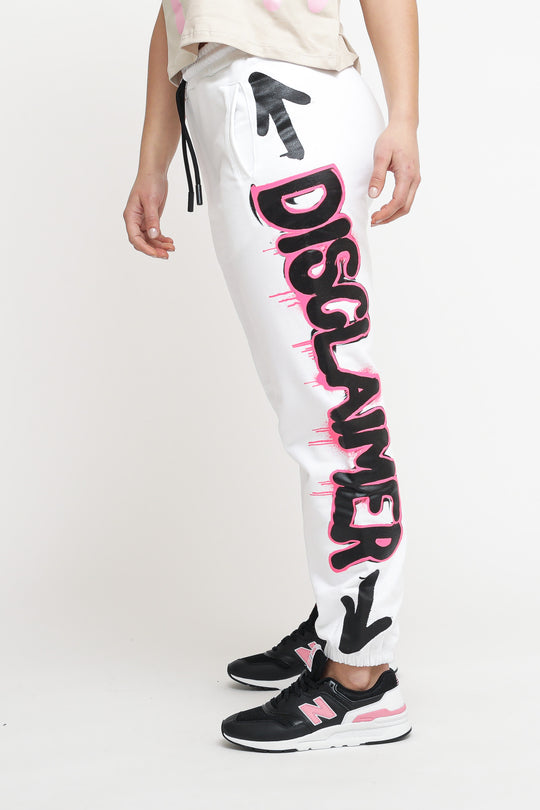 Pantalone in Felpa Donna - Bianco