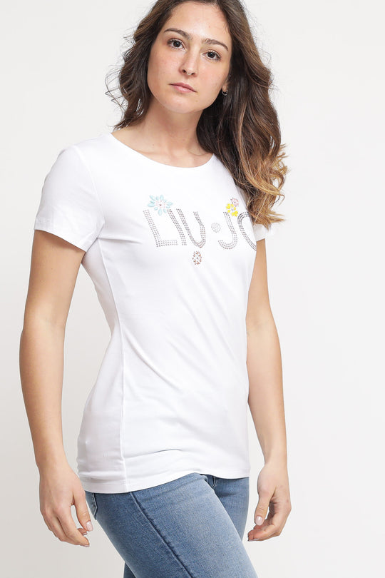 T-shirt Liujo Portal - Bianco