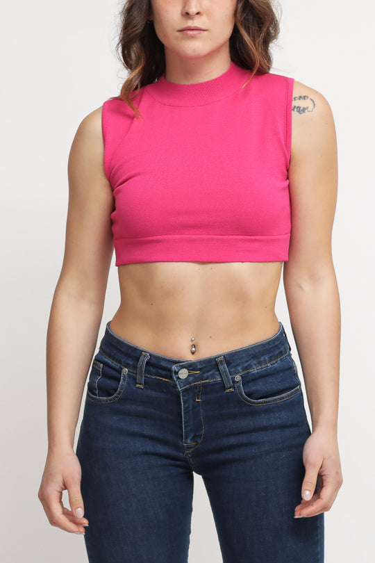 Canotte Cropped - Fuxia