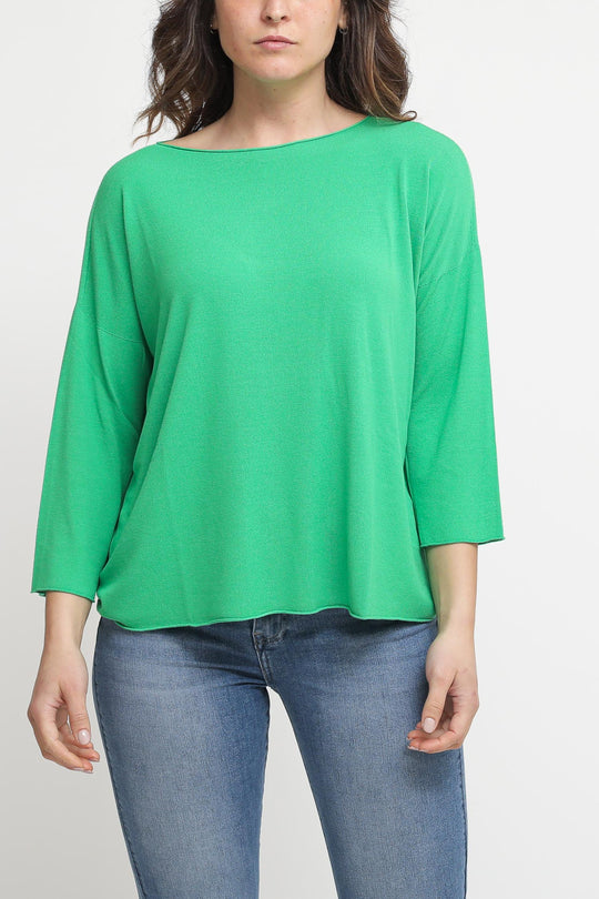 Girocollo Over Rotolino - Verde