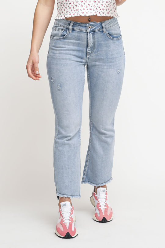 Jeans Zampetta - Denim Chiaro